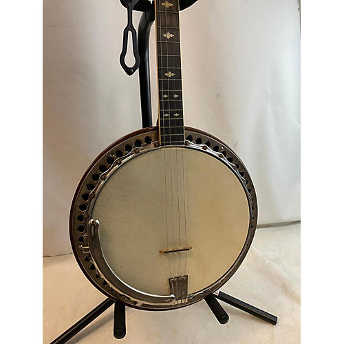 Kenmoore Used Kenmoore Ludwig 4-String Antique Natural Banjo Antique Natural