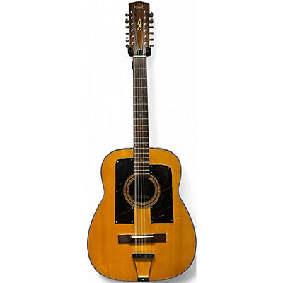 Kent Used Kent 12 string acoustic Natural 12 String Acoustic Guitar