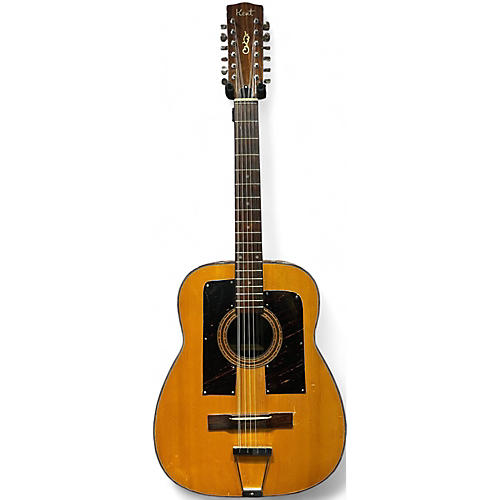 Kent Used Kent 12 string acoustic Natural 12 String Acoustic Guitar Natural