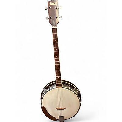 Used Kent 4 String Banjo Natural Banjo