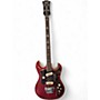 Used Kent 743 Red Electric Bass Guitar Red