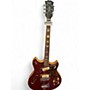 Used Kent Semi Hollow Trans Red Hollow Body Electric Guitar Trans Red