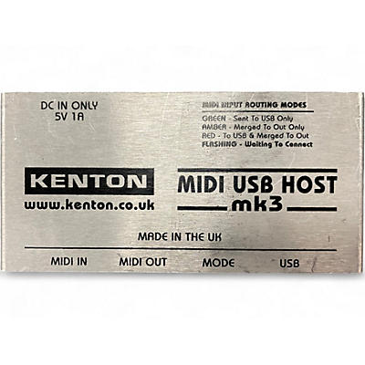 Used Kenton MIDI USB Host MK3 MIDI Utility