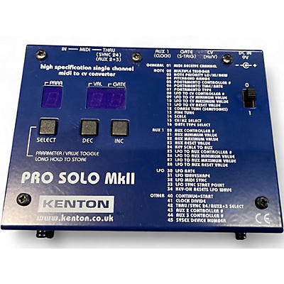 Used Kenton Pro Solo MKII MIDI Interface