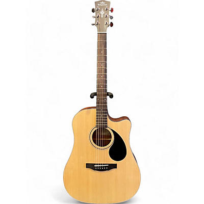 Kepma Guitars Used Kepma Guitars D3 130K Natural Acoustic Electric Guitar