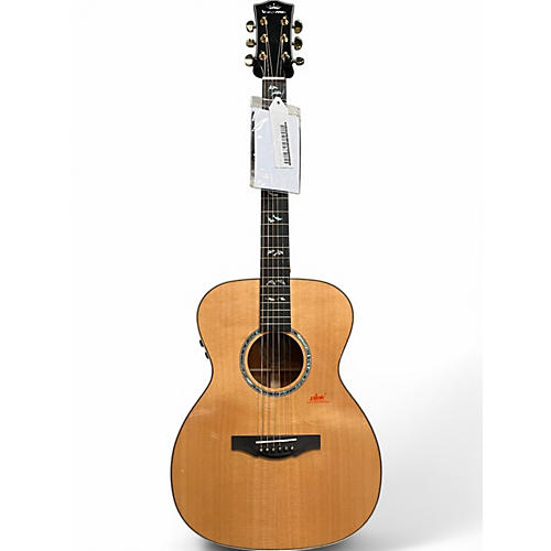 Used Kepma OM1-130 Natural Acoustic Electric Guitar Natural