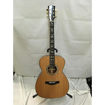 Used Kepma Om1-130 Natural Acoustic Electric Guitar