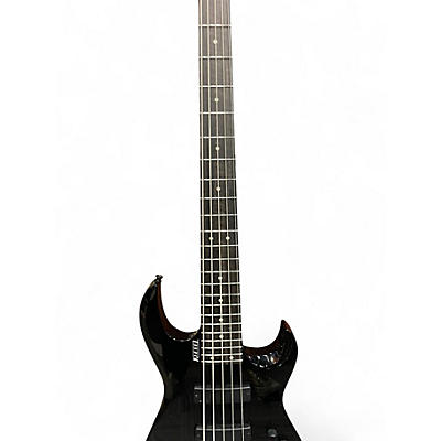 Used Kiesal VADER 5 Black Electric Bass Guitar