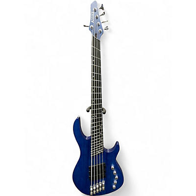 Used Kiesel A2 Blue Electric Bass Guitar