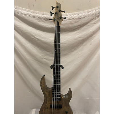 Used Kiesel AB5 Antique Ash Electric Bass Guitar