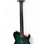 Used Kiesel AE185 TEAL BURST Hollow Body Electric Guitar TEAL BURST