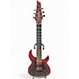 Used Kiesel AJ7 Andy James Signature Model Red And Black Solid Body Electric Guitar Red And Black