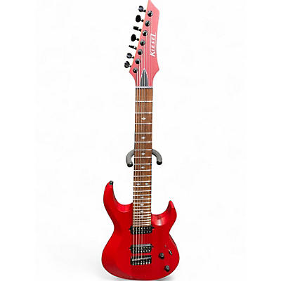 Used Kiesel ARIES 7 Dakota Red Solid Body Electric Guitar