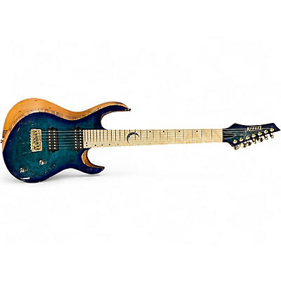 Used Kiesel ARIES 7 STRING BLUE BURST Solid Body Electric Guitar