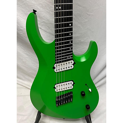 Used Kiesel Ares 7 Green Solid Body Electric Guitar Green
