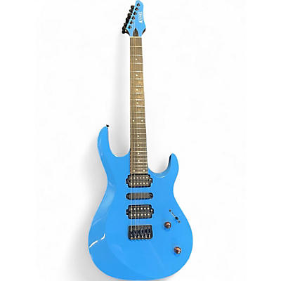 Used Kiesel Aries 6 Blue Solid Body Electric Guitar