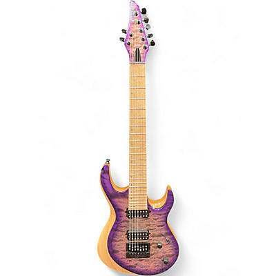 Used Kiesel Aries 7 Evertune Trans Purple Solid Body Electric Guitar
