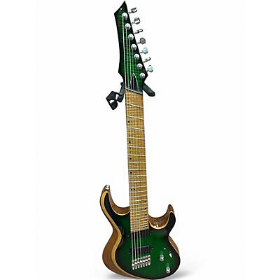 Used Kiesel Aries 7 Multiscale Emerald Green Solid Body Electric Guitar