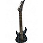 Used Kiesel Aries 8 Bolt On Black and Blue Solid Body Electric Guitar Black and Blue