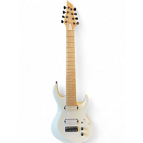 Used Kiesel Aries 8 White Solid Body Electric Guitar White