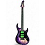 Used Kiesel Aries A6 Titanium Transparent Purple Solid Body Electric Guitar Transparent Purple