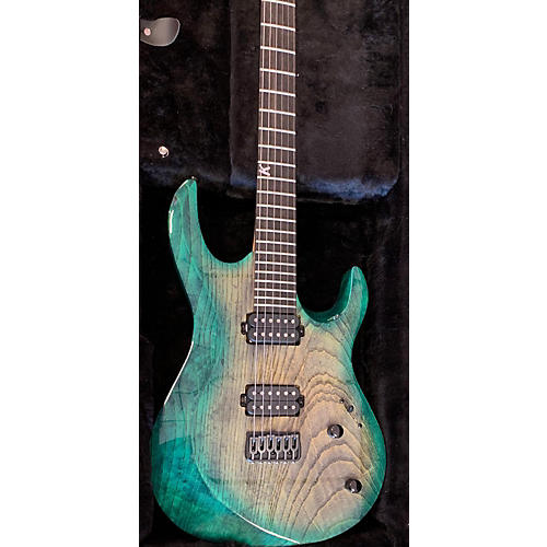 Used Kiesel Aries Green Solid Body Electric Guitar