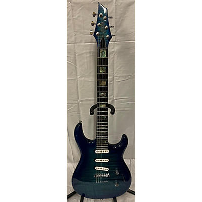 Kiesel Used Kiesel Aries Neckthrough Trans Blue Solid Body Electric Guitar