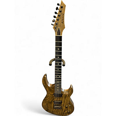 Used Kiesel Aries Rawtone 6 brown ash Solid Body Electric Guitar
