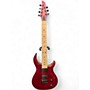 Used Kiesel CRESCENT 7 Trans Red Solid Body Electric Guitar Trans Red
