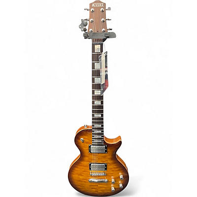 Used Kiesel CS6 Orange Solid Body Electric Guitar