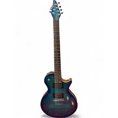 Used Kiesel CS6 Trans Aqua Burst Solid Body Electric Guitar