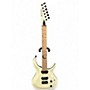 Used Kiesel Crescent Antique White Solid Body Electric Guitar Antique White
