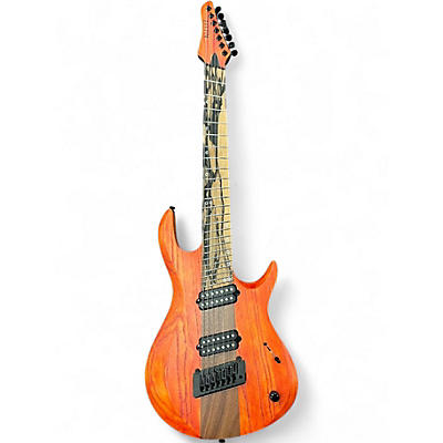 Used Kiesel Custom 7 String Red Solid Body Electric Guitar