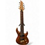 Used Kiesel Custom AM8 24 Fret Multiscale Fanned-Fret Bolt-On Neck Burl Maple Solid Body Electric Guitar Burl Maple
