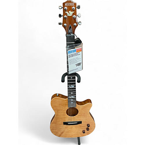 Used Kiesel Custom Guitars Craig Chaquico Natural Hollow Body Electric Guitar Natural