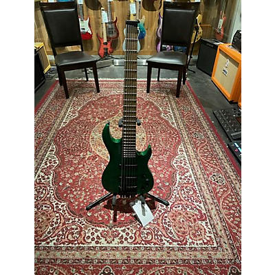 Used Kiesel Custom Osiris 6 Green Sparkle Electric Bass Guitar