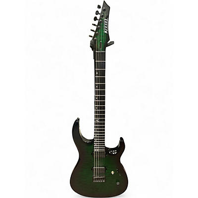 Used Kiesel DC600 Emerald Burst Solid Body Electric Guitar