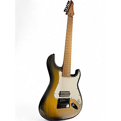 Used Kiesel DELOS 7  2 Tone Sunburst Solid Body Electric Guitar