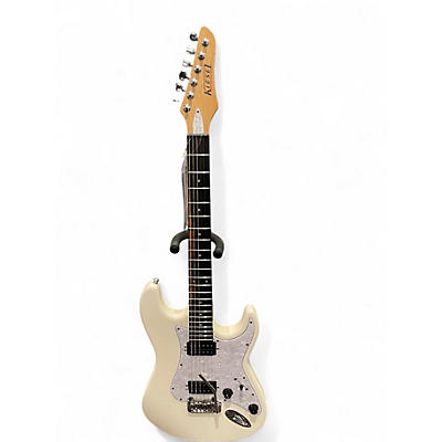 Used Kiesel Delos 6 white Solid Body Electric Guitar