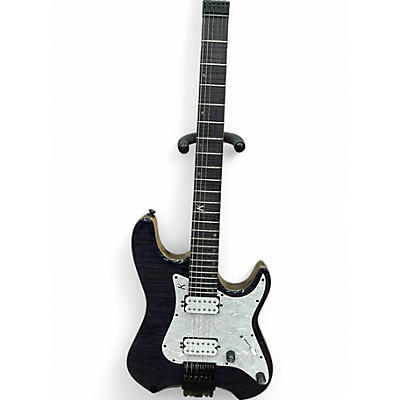 Used Kiesel Delos Headless 6 Purple Sabre Solid Body Electric Guitar