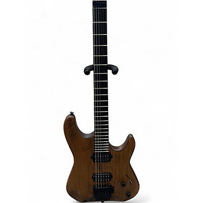 Used Kiesel Delos headless Walnut Solid Body Electric Guitar