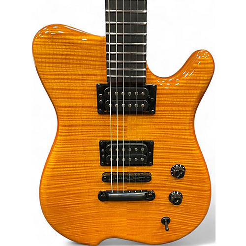 Kiesel Used Kiesel HOLDSWORTH FATBOY TRANSPARENT YELLOW Solid Body Electric Guitar TRANSPARENT YELLOW