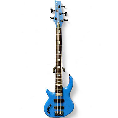 Used Kiesel IC5 Blue Electric Bass Guitar