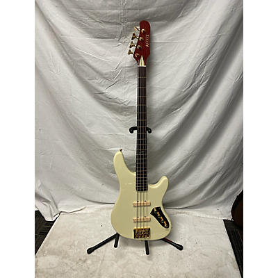 Kiesel Used Kiesel JB4 Active Classic White Electric Bass Guitar