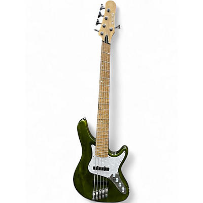 Used Kiesel JB5M Moss green Electric Bass Guitar