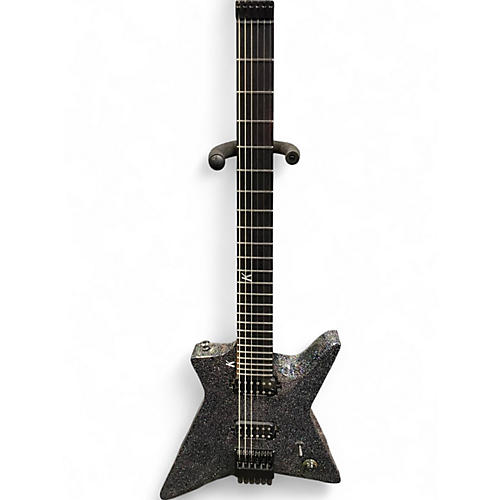 Used Kiesel  LIGHT SPEED Silver Sparkle Solid Body Electric Guitar Silver Sparkle