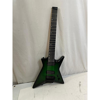 Kiesel Used Kiesel Lightspeed Green Fade Solid Body Electric Guitar