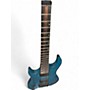 Used Kiesel OSIRIS 7 LEFT HANDED TRANS BLUE Hollow Body Electric Guitar TRANS BLUE
