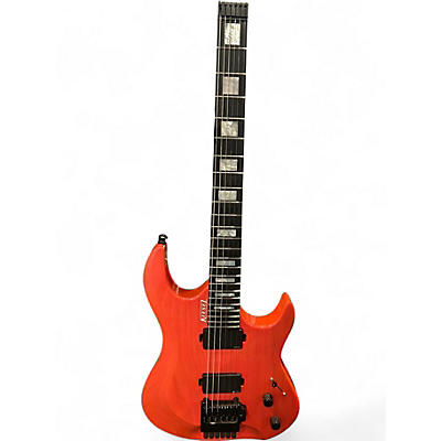 Used Kiesel Osiris 6 Trans Pearl Pink Solid Body Electric Guitar