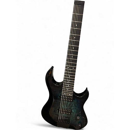 Used Kiesel Osiris 7 String Aqua Burst Solid Body Electric Guitar Aqua Burst
